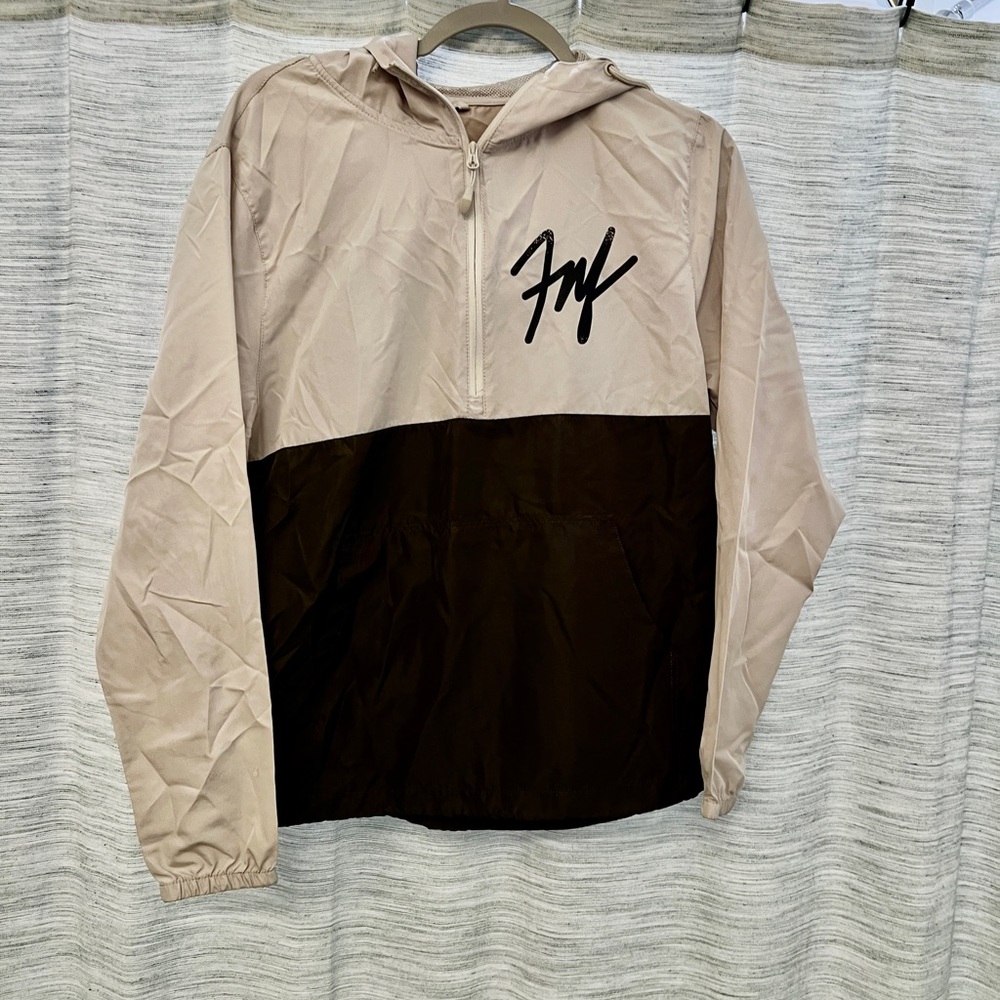 Flag nor fail - lightweight half zip windbreaker - men’s small